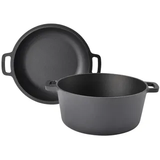 TAINO Dutch Oven 6L ø 25cm Allzweck-Kochtopf Schmortopf Dopf - Metall, Kochen, Töpfe, Schmortöpfe