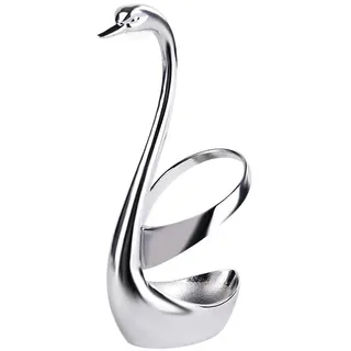 Gemini_mall® Edelstahl-Gabel- und Löffelhalter, Dekoration, Geschirr-Set, Küchenutensilien, Schwanenhalter, Besteckhalter, bestes Geschenk für Valentinstag/Hochzeit