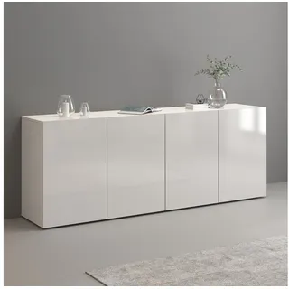 OTTO home Egypt 180 x 70 x 38 cm Hochglanz lackiert / Weiß