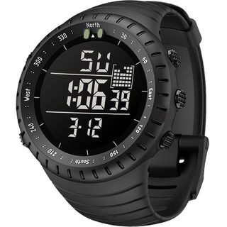 Herren Digitaluhr SENORS Sportuhr Outdoor Wasserdichte Digitaluhren LED Elektronische Leuchtende Armbanduhr mit Stoppuhr Alarm