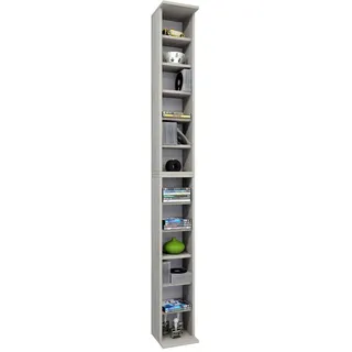 VCM Bigol CD-Regal 21 x 183 x 20 cm Braun