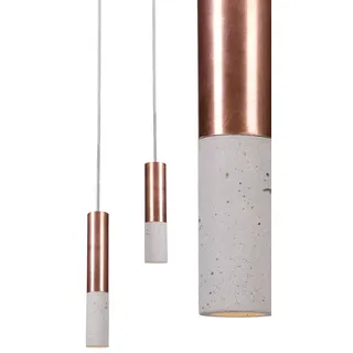 Beton-Hängeleuchte-LED Kalla Inox