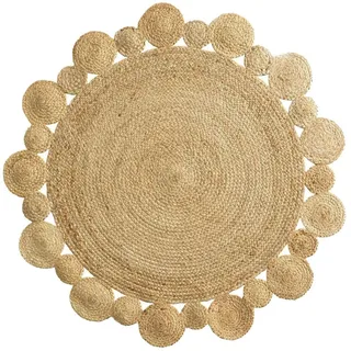 Douceur d'intérieur Córdob Juteteppich Ø 120 cm Braun
