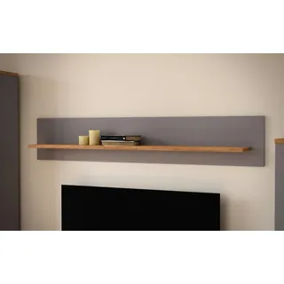 Forte Bohol Wandboard 160 x 22 x 29 cm Grau