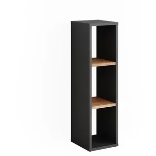 Vicco Orlando Standregal 21,6 x 80,1 x 24 cm Anthrazit/Goldkraft Eiche