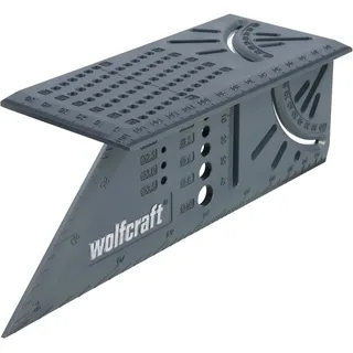 WOLFCRAFT Messschieber 3-D-Gehrungswinkel 45°/90°