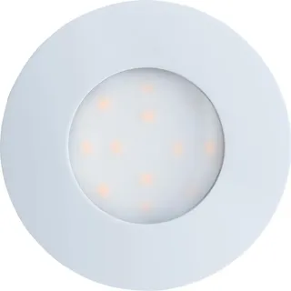 EGLO LED Einbauleuchte Kunststoff/Metall Ø7,8 cm 6W 3000K Warmweiß IP44
