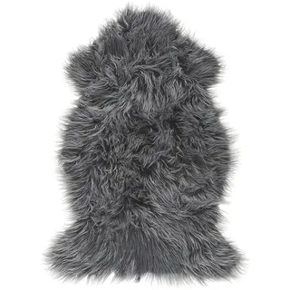 Beliani MUNGO Fellteppich 63 x 95 cm Grau