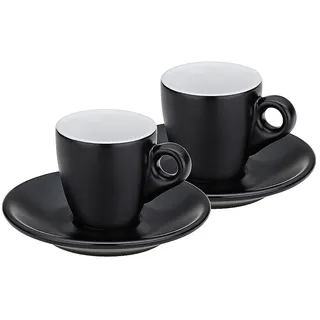 kela Espressotassen Mattia 50ml 2-tlg. - schwarz