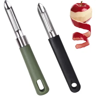 2er Set Edelstahl Sparschäler-Doppel-Klinge Kartoffelschäler & Gemüseschäler- Perfekt für Kartoffeln,Karotten,Gurken,Äpfel & Birnen-WMF Sparschäler,FackelmannSparschäler,Vegetable Peeler