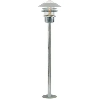 Außen-Stehlampe NORDLUX "VEJE" Lampen Gr. Ø 22 cm Höhe: 92 cm, silberfarben Außenstandleuchten