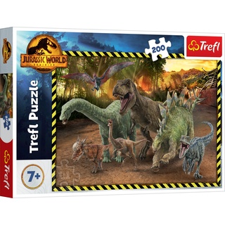 Trefl Puzzle 200 pieces St. Dinosaurs from the Jurassic Park (200 Teile)