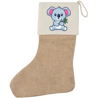 Weihnachtsstrumpf Koala Comic Geschenkidee Koala Geschenk Präsent Mitbringsel So