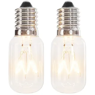 greate. LED-Leuchtmittel 2x Kühlschranklampe 15W E14 warmweiß - T22 Kapsel, 90 Lumen & 2700K, E14, 2 St., warmweiß
