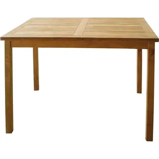 Lex Gartentisch 90 x 70 x 75 cm Teakholz