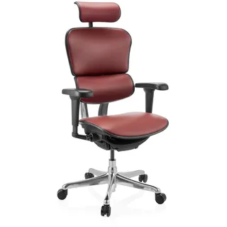 HJH Office Ergohuman Ultra L Gen2 Leder Weinrot