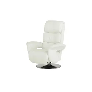HIMOLLA Massage Sessel 7828 Leder 83 x 111 x 95 cm Weiß elektrisch