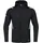 Kapuzenjacke Schwarz Meliert/Weiß 152