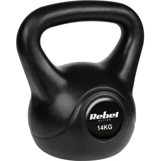 rebel electro Kettlebell Active 14 kg schwarz