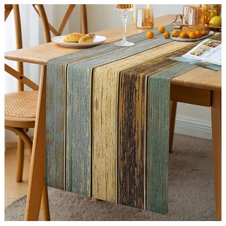Houhence Tischdecke Tischläufer Modern Wohnzimmer Frühling Platzsets (1-tlg), mit herbstlichem Motiv , Glattes Gewebe, bedruckt bunt