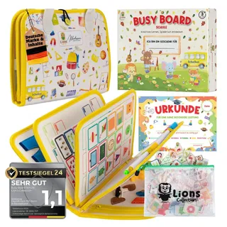 lions collection Busy Board Gelb