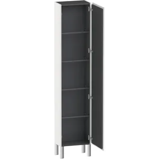Duravit L-Cube Hochschrank 40 x 24,3 x 176 cm Weiß Hochglanz Glas/Spanplatte
