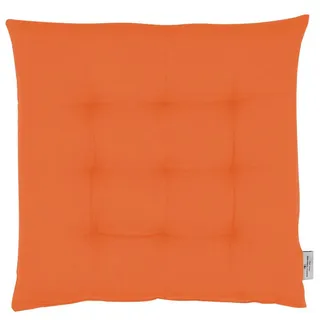 Tom Tailor Sitzkissen, Orange, Textil, 40x5x40 cm, Oeko-Tex® Standard 100, Wohntextilien, Kissen, Sitzkissen