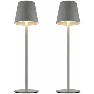 GLOBO Tischlampe Grau 2 St.