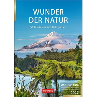 Harenberg Wunder der Natur Wochenplaner 2027 Weiß