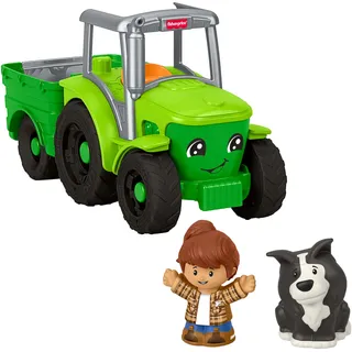 Fisher-Price Little People Mein erster Traktor Spielfigurenset 26 cm - Grün