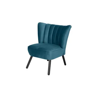Max Winzer Sessel Alessandro Samt 70 x 57 x 68 cm petrol