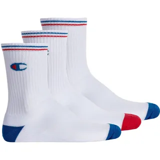 Champion Socken 3er Pack Weiß 43-46