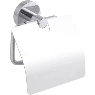 WC-Papierrollenhalter Smooz mit Deckel inkl. Klebelösung