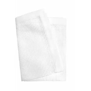 Taubert Spa Thalasso Saunatuch 200 x 75 cm leichtes Waffelpikee OneSize (200 x 75) Weiss