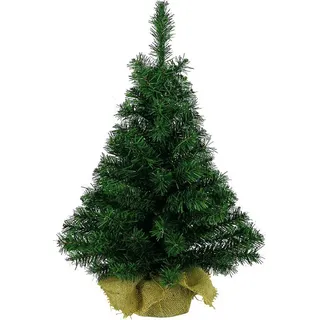 OEM Künstlicher Weihnachtsbaum im Jutesack grün 90 cm