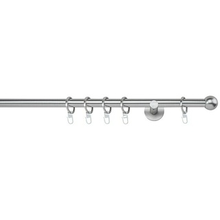 Stilgarnitur Function Ball  (Länge Gardinenstange: 180 cm, Edelstahloptik)