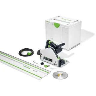 Festool Tauchsäge TS 55 FEBQ-Plus-FS inkl. Führungsschiene FS 1400/2 + Systainer SYS 3 M 337