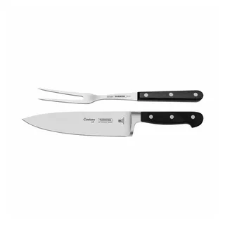 Tramontina Century Tranchiermesser 2-tlg. Schwarz