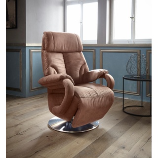TV-Sessel SIT&MORE "Invito" Sessel Gr. Luxus-Microfaser, manuell verstellbar, ohne Aufstehhilfe, B/H/T: 80 cm x 111 cm x 80 cm, braun (latte) Fernsehsessel und TV-Sessel Sessel in Größe S, wahlweise mit Motor Aufstehhilfe