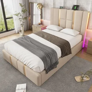 Flieks 90 x 200 cm Beige