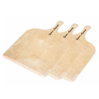 GRÄWE 3er Set Pizzaschieber 30 x 42 cm, Holz, Pizzaschaufel, Brotschieber, für Pizza Flammkuchen Brot