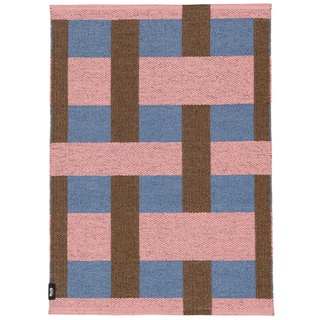 Checkson Teppich - Rosa / Mehrfarbig 70x100