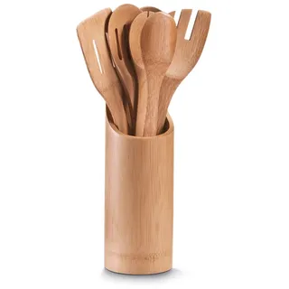 Zeller Küchenhelferset Bamboo 7-tlg. Bambus Braun