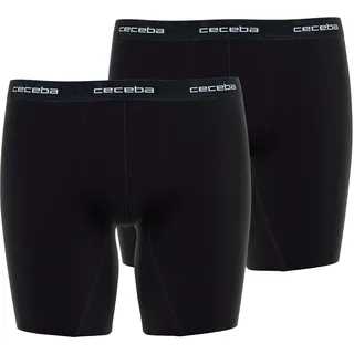CECEBA Boxershorts 2er Pack Schwarz / Weiß 7XL