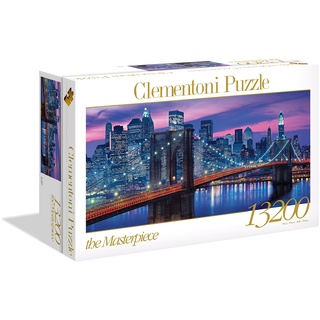 Clementoni 38009 New York – Puzzle 13200 Teile, Geschicklichkeitsspiel für die ganze Familie, farbenfrohes Legespiel, Erwachsenenpuzzle ab 9 Jahren, 50.9 x 31.5 x 10