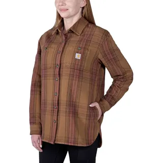 CARHARTT Twill L/S Plaid Shirt carhartt brown