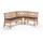 Sitzbank Braun 204 x 135 x cm