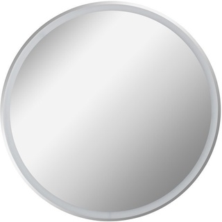 FACKELMANN Badspiegel Mirrors Spiegel rund / umlaufende LED-Beleuchtung / 80 cm / hängend