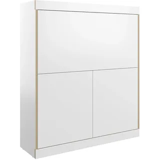 Müller Small Living - Flai Home-Office Sekretär, weiß, klein