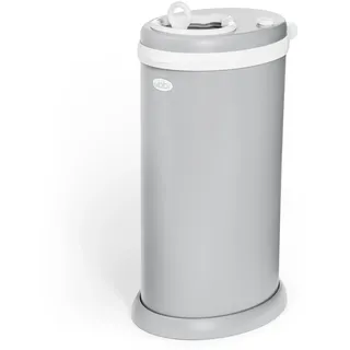 Ubbi Stainless Steel Nappy Pail, Odor Locking, No Special Bag Required, Award-Winning, Registry Must-Have, Matte Gray